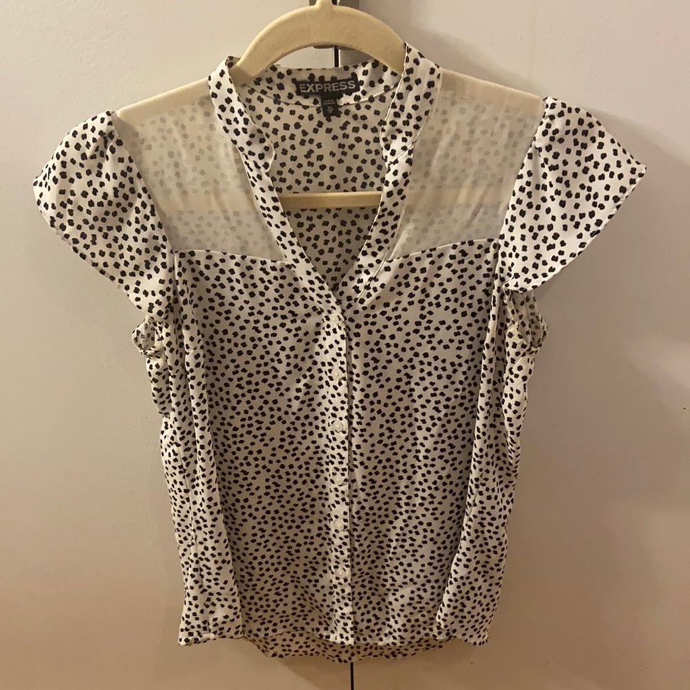 Polka dot Express blouse - XS